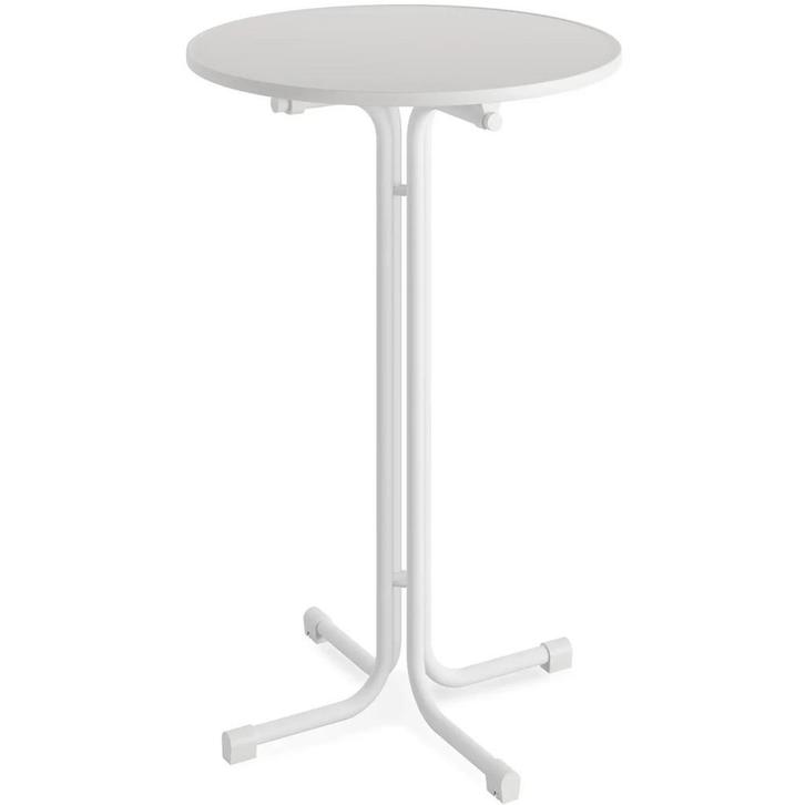 Inklapbare Statafel | BERLIN | Hout/Staal | Wit |, Zakelijke goederen, Horeca | Keukenapparatuur, Nieuw in verpakking, Verzenden