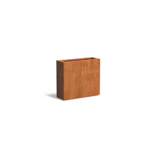 Plantenbak Cortenstaal 90x30x80 cm, Tuin en Terras, Bloembakken en Plantenbakken, Nieuw, Verzenden