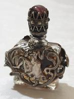 Parfumfles - Verzilverd - Fles parfum, Antiek en Kunst