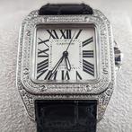 Cartier - Santos 100 Diamonds - 2878 - Unisex - 2010-2020, Sieraden, Tassen en Uiterlijk, Horloges | Heren, Nieuw