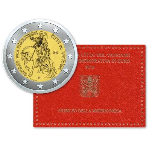 Vaticaan 2 Euro Barmhartigheid 2016 BU, Postzegels en Munten, Munten | Europa | Euromunten, Verzenden