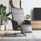 vidaXL Massagestoel verstelbaar met voetensteun kunstleer, Huis en Inrichting, Fauteuils, Verzenden, Nieuw