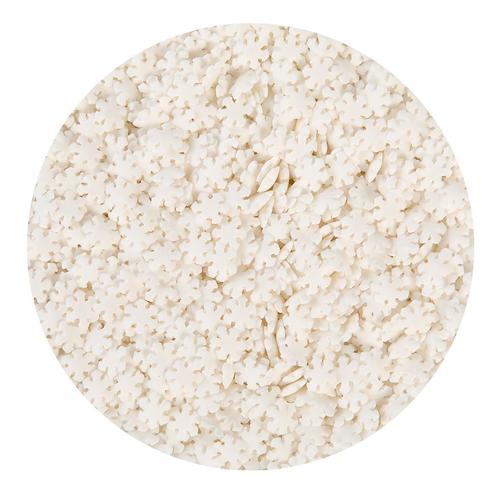 BrandNewCake Confetti Sneeuwvlokken Wit 55gr., Hobby en Vrije tijd, Taarten en Cupcakes maken, Nieuw, Verzenden
