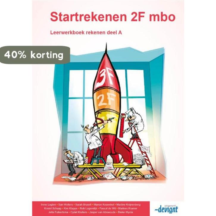 2F mbo / Startrekenen Leerwerkboek rekenen deel A 2F mbo /, Boeken, Schoolboeken, Gelezen, Verzenden