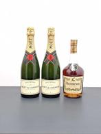 Moët & Chandon, Gift Box. - Champagne, Cognac - 3 Flessen, Verzamelen, Nieuw