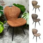 MX Sofa Eetkamerstoel Miracle | Pebble grijs | Microvezel, Huis en Inrichting, Stoelen, Ophalen, Nieuw, Industrieel