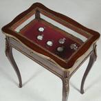 Frans palissander  juwelentafeltje rijk met brons afgewerkt, Ophalen of Verzenden
