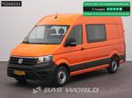 Volkswagen Crafter 140pk Dubbel Cabine L3H3 Airco Euro6 DC D, Gebruikt, Euro 6, Overige kleuren, Volkswagen