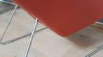 Label Don Fauteuil Refurbished in Rood Leder, Huis en Inrichting, Fauteuils, Zo goed als nieuw