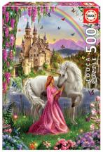 Fairy And Unicorn Puzzel (500 stukjes) | Educa - Puzzels, Verzenden, Nieuw