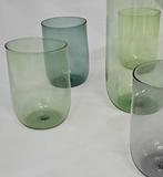 Drinkservies (7) - Glas - Set van glazen en kan, Antiek en Kunst, Kunst | Designobjecten