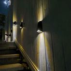 Solar wandlamp 'Roxx' - Set van 2 stuks - Warm wit licht