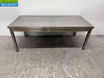 RVS Werktafel Tafel 150 x 70 x 58 cm Horeca beschikbaar voor biedingen