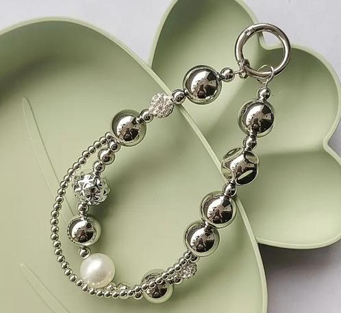 Kleine Parel Meteoriethandvat Ketting Lanyard -  Telefoon -, Sieraden, Tassen en Uiterlijk, Overige Accessoires, Verzenden