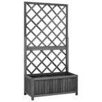 vidaXL Latwerkplantenbak 70x30x135 cm massief vurenhout, Verzenden, Nieuw, 60 tot 100 cm, 60 cm of meer