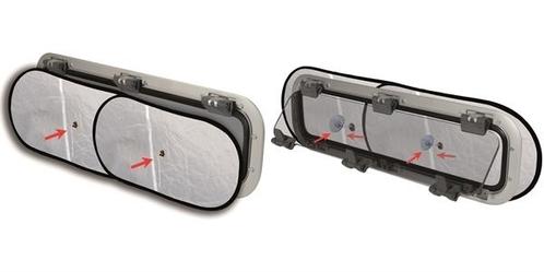 Waterline Verduistering en Muggenhor voor patrijspoorten-30x, Watersport en Boten, Accessoires en Onderhoud, Nieuw, Ophalen of Verzenden