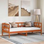 vidaXL Slaapbank zonder matras 90x190 cm massief grenenhout, Huis en Inrichting, Slaapkamer | Bedden, 90 cm, Eenpersoons, Bruin