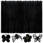 Fako Bijoux - 100 Zwarte Pijpenragers - Set van 100 Stuks, Verzenden, Nieuw