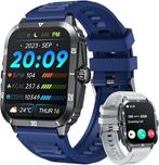Smartwatch - Bluetooth Bellen - 100+ Sportmodi - Waterdicht, Sieraden, Tassen en Uiterlijk, Smartwatches, Verzenden, Nieuw, Blauw
