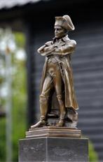 sculptuur, napoleon stateu - 31 cm - Brons, Marmer, Antiek en Kunst