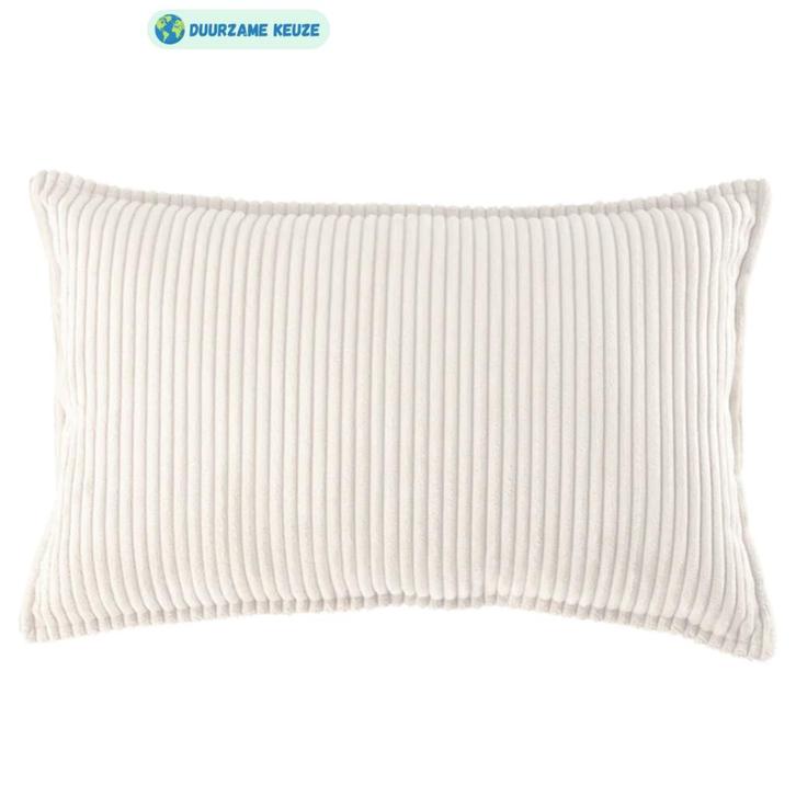 Rechthoekig cream sierkussen – zacht, stijlvol en duurzaa., Kinderen en Baby's, Kinderkamer | Inrichting en Decoratie, Nieuw, Ophalen of Verzenden