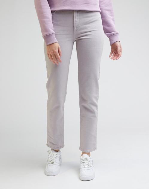 -30% Lee  Lee L30ugva09 carol reg straight deep fog  maat 32, Kleding | Dames, Broeken en Pantalons, Paars, Nieuw, Verzenden