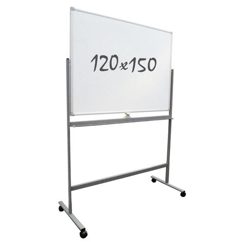 Whiteboard Verrijdbaar - Dubbelzijdig - Magnetisch - 120x150, Zakelijke goederen, Kantoor en Winkelinrichting | Kantoormeubilair en Inrichting
