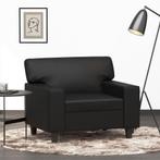 vidaXL Fauteuil 60 cm kunstleer zwart, Huis en Inrichting, Banken | Bankstellen, Eenpersoons, Verzenden, Nieuw, Leer