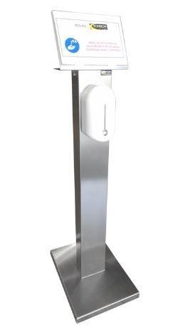 Desinfectie Paal | RVS |  525 x 375 x 1409mm, Zakelijke goederen, Horeca | Overige, Verzenden
