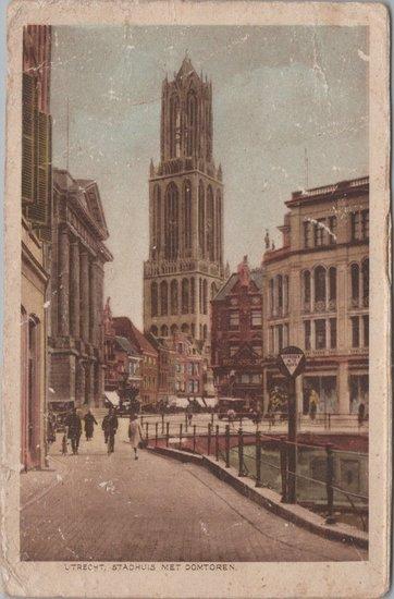 UTRECHT - Stadhuis met Domtoren, Verzamelen, Ansichtkaarten | Nederland, Verzenden