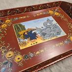 Handgemaakt - Dienblad - Authentiek - Hout - Hindeloopen,, Antiek en Kunst