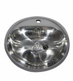 Inbouwwasbak | RVS | Ø460 | 404 x 319 x 160 mm | 2 Modellen, Verzenden, Nieuw in verpakking
