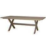 Delta Picknicktafel Aluminium Groen Zand 220x100cm Exotan, Tuin en Terras, Verzenden, Nieuw