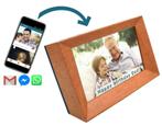 Digitale fotolijst voor Ouderen - WiFi en 4G - Prachtig Kado