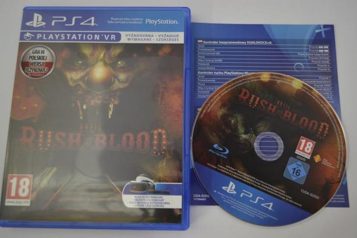 Until Dawn - Rush Of Blood (PS4), Spelcomputers en Games, Games | Sony PlayStation 4, Zo goed als nieuw, Verzenden