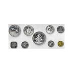 Bahamas. Franklin Mint Set 1973 9 Coins - PROOF (Zonder