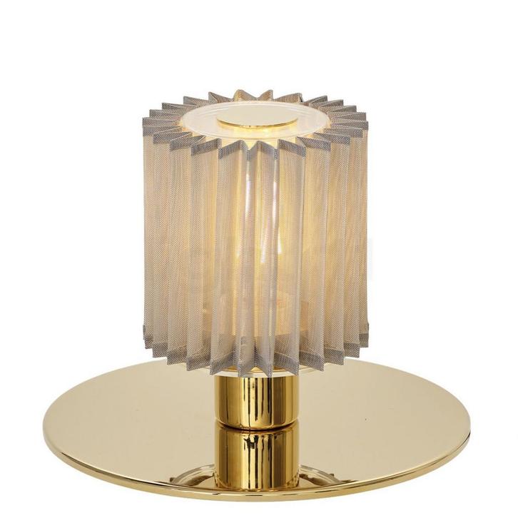 DCW In the Sun Tafellamp, hoofd zilver/voet goud, Huis en Inrichting, Lampen | Tafellampen, Nieuw, Verzenden