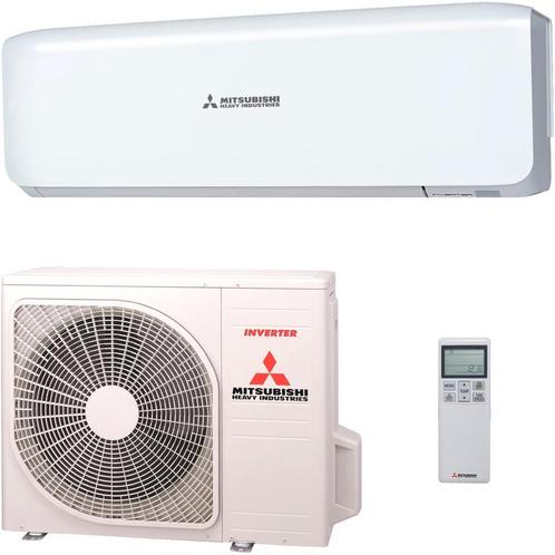 Mitsubishi Heavy single split set 3.5 kWh, Witgoed en Apparatuur, Airco's, 60 tot 100 m³, Koelen en Ontvochtigen, Ventileren, Verwarmen