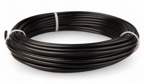 Fitness Staalkabel 4,5mm 100 meter zwart, Doe-het-zelf en Verbouw, IJzerwaren en Bevestigingsmiddelen, Verzenden