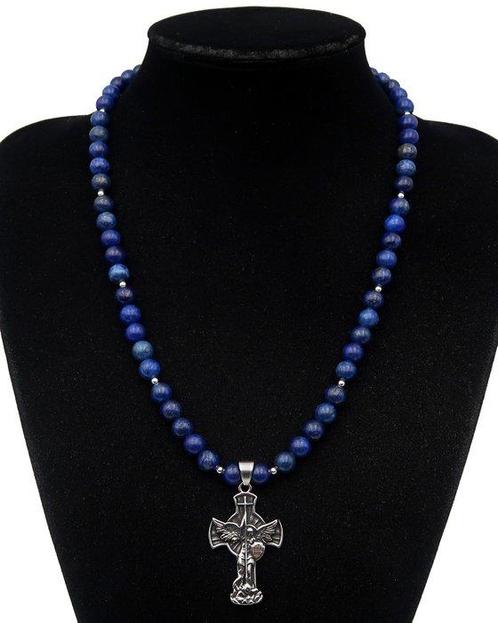 Lapis lazuli - Collier - aartsengel Michael - bescherming, Antiek en Kunst, Antiek | Boeken en Bijbels