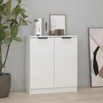 vidaXL Dressoir 60x30x70 cm bewerkt hout hoogglans wit, Verzenden, Nieuw, 50 tot 100 cm, 25 tot 50 cm