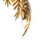 Vintage vloerlamp goud 193 cm 3-lichts - Botanica, Huis en Inrichting, Lampen | Vloerlampen, Nieuw, Overige materialen, Landelijk