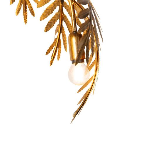 Vintage vloerlamp goud 193 cm 3-lichts - Botanica, Huis en Inrichting, Lampen | Vloerlampen, Nieuw, Overige materialen, 150 tot 200 cm