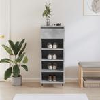 vidaXL Schoenenkast 40x36x105 cm bewerkt hout betongrijs, Verzenden, Nieuw