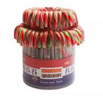 Candy canes wandelstokjes 72x28gr 17cm rood/wit, Ophalen of Verzenden, Nieuw