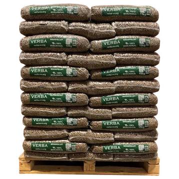 AFHALEN - Verba Groen Houtpellets - 70 zakken | 1050 KG beschikbaar voor biedingen