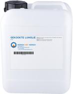 Wmm Chemie Gekookte lijnolie 5 liter, can, Doe-het-zelf en Verbouw, Verf, Beits en Lak, Nieuw, Verzenden