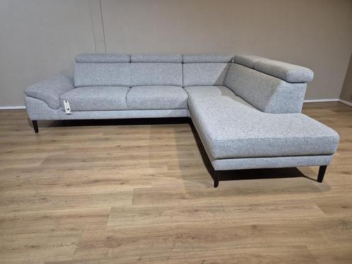 30% KORTING - NIEUW - Montel Modena Hoekbank - Grijs, Huis en Inrichting, Banken | Sofa's en Chaises Longues, 250 tot 300 cm, 150 cm of meer