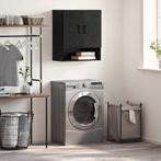 vidaXL Wandkast Zwart eiken 60 x 31 x 70 cm Bewerkt hout, Huis en Inrichting, Kasten | Overige, Verzenden, Nieuw