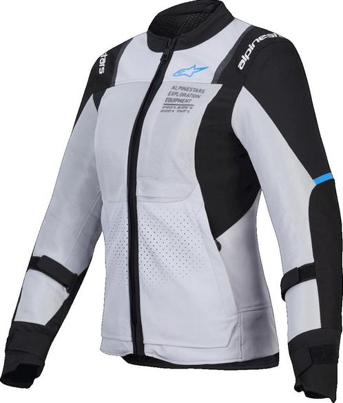 Alpinestars Stella ST-2 Air Ice Grijs Zwart Dames Motorjas, Motoren, Kleding | Motorkleding, Dames, Nieuw met kaartje, Jas | textiel